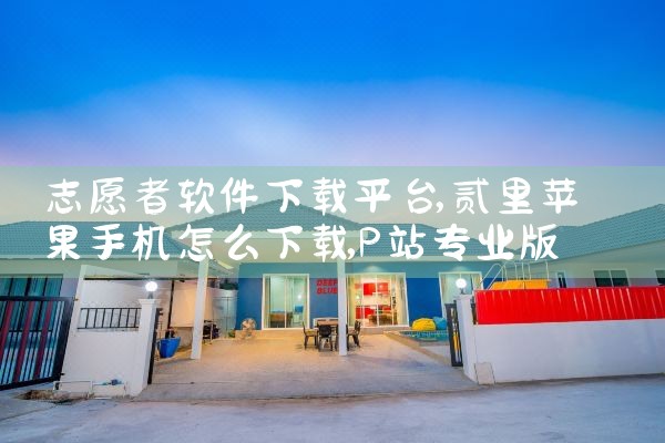 志愿者软件下载平台|P站专业版