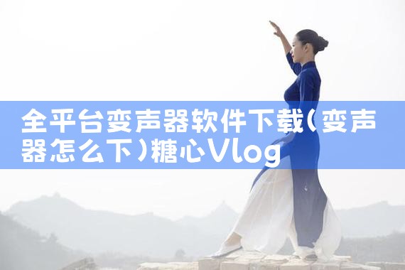 全平台变声器软件下载|糖心Vlog
