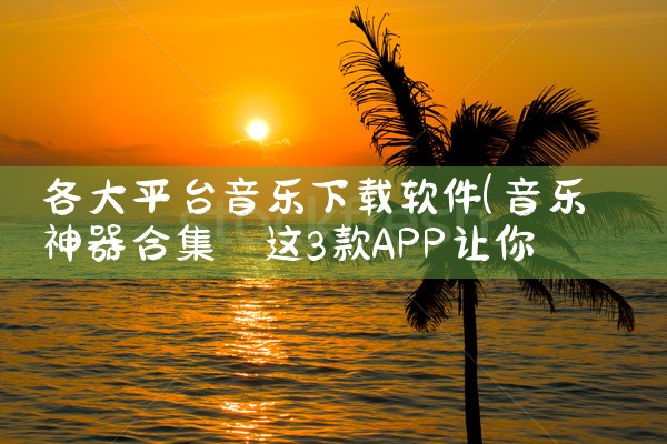 各大平台音乐下载软件|哔咔漫画