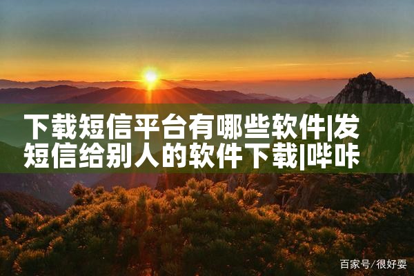 下载短信平台有哪些软件|哔咔漫画